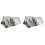 2Pièces De Survie Aluminium Thermique Résistante Vent 1