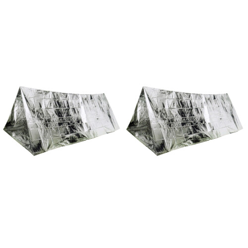 2Pièces De Survie Aluminium Thermique Résistante Vent