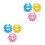 6Pièces Accessoire Bain Bébé Protège Yeux Oreilles Coloré 1