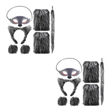 2Ensembles Ensemble Costume Oreilles Et Queue