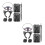2Ensembles Ensemble Costume Oreilles Et Queue 1