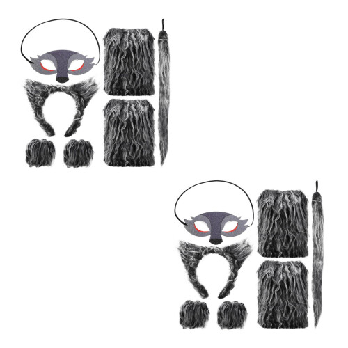 2Ensembles Ensemble Costume Oreilles Et Queue