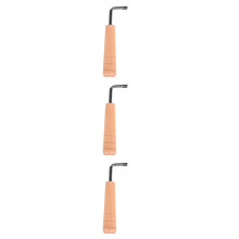 3Pièces Tourne-Clés Harpe Bois Métal Durable Kaki