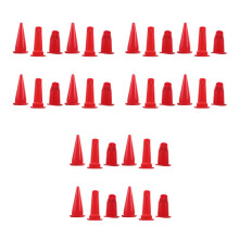 36Pièces Embouts Caoutchouc Rouges Pour Outils Étanchéité