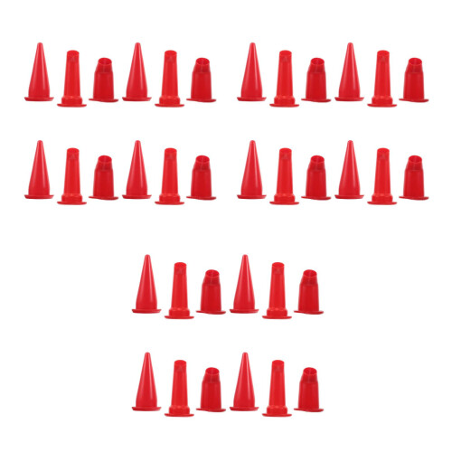 36Pièces Embouts Caoutchouc Rouges Pour Outils Étanchéité