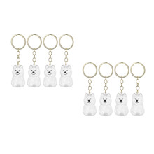 8Pièces Porte- Transparent Pour Poils D’animal, Boîte Mémoire ABS