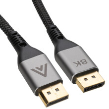 DisplayPort v2.0 UHBR20 8K@60Hz 4K@144Hz HDR 80G Cable Gaming PC Lead Gold 1m