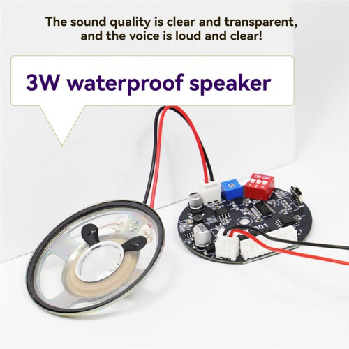Voice Speaker Prompter 5V Customizable Voice-Activated Access Control Car Locking Security 2