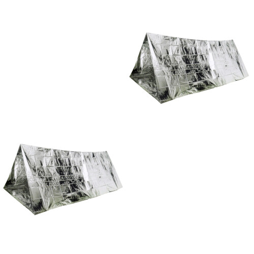 2Pièces De Survie Aluminium Thermique Résistante Vent 2