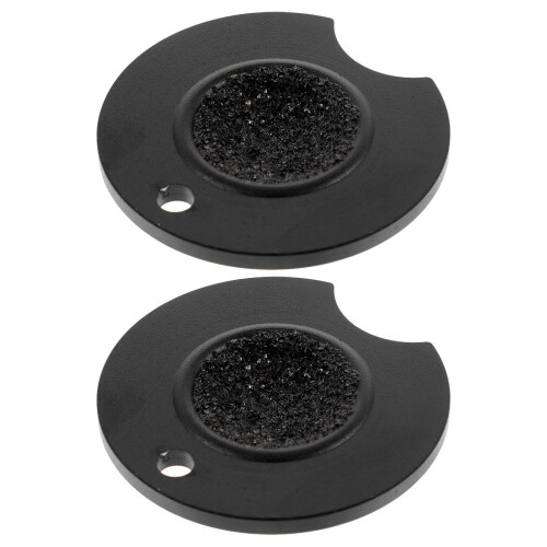 6Pièces Ponçeuse Tête Champignon Aluminium Pour Queue De Billard Noir 1