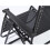 Birchtree BIRCHTREE Set of 2 Sun Recliner with Canopy SR06 Black 4