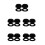 10Pièces Rangement Noir Pour Baseball Tennis Golf 8