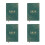 4Pièces Planificateur Académique Vert PU Pour Usage 8