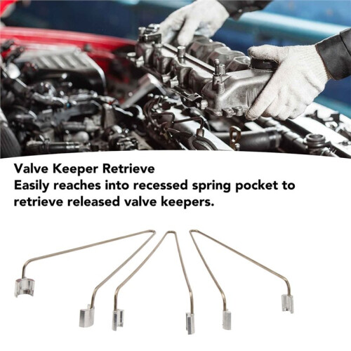 Valve Collet Installer Remover Tool Set 3Pcs Precised Tools for Efficient Valve Keeper Handling 1