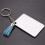Sublimation Keychain Blanks Bulk 120Pcs Keychain Blanks Set with Rectangle Sublimation Blanks,for DIY Keychain Crafting 5