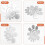 Round Leather Cutting Tools Metal Corner Cutting Ruler Circle for DIY Leathercraft Working Drawing Leather Projects B 4