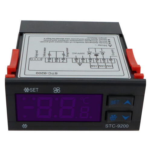 STC-9200 Digital Temperature Controller Thermoregulatorre with Frigeration Defrost Fan Alarm Function AC 220V