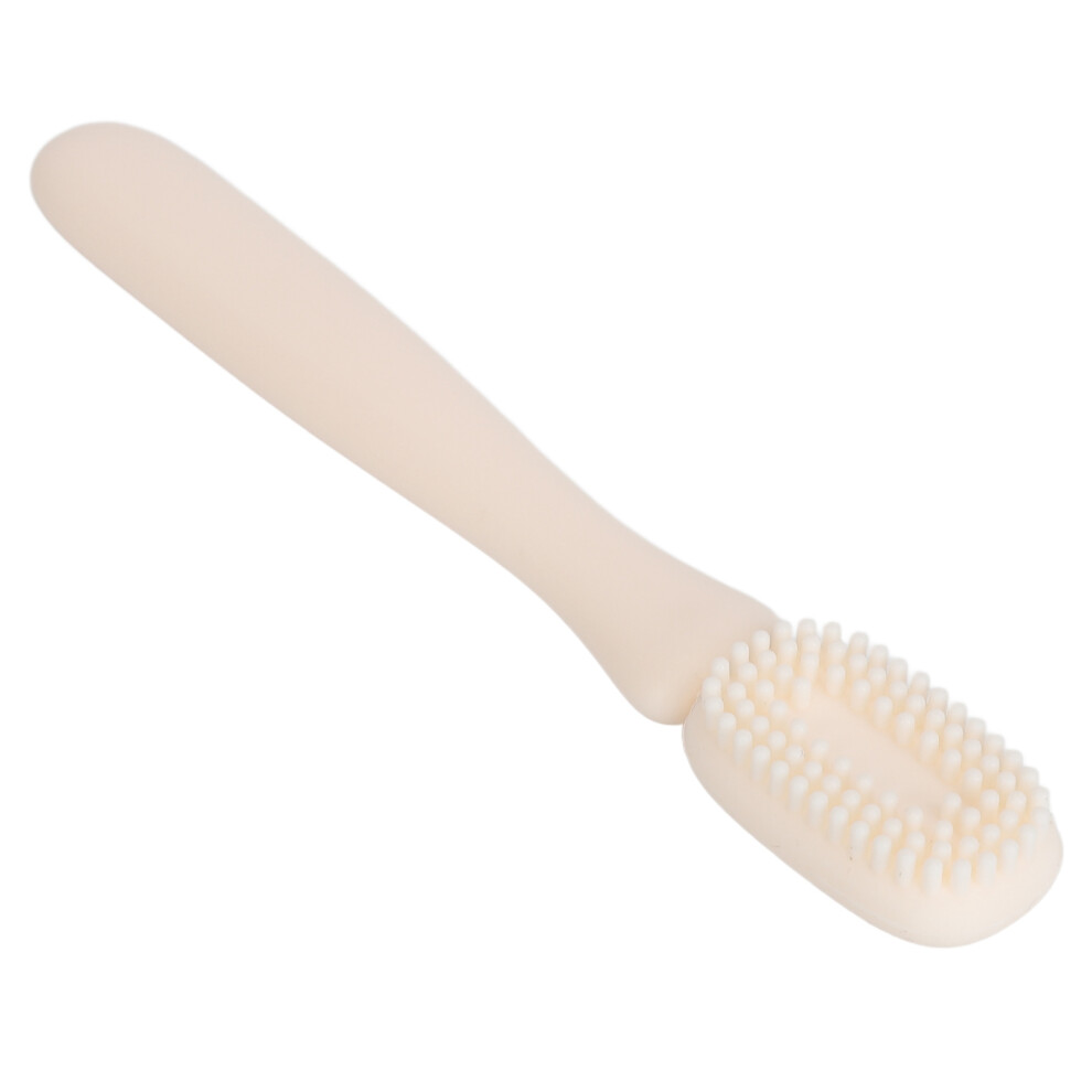 Pink Sensory Oral Muscle Massage Brush - Silicone For Speech & Rehab, Pale
