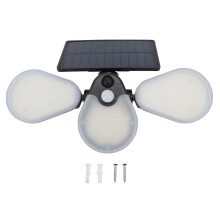 Easy Installation Solar Powered Outdoor Lights with Motion Sensor Security Light Adjustable Heads High Brightness Wide Lighting Angle IP65Waterproof