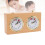 Mechanical Wood Chess Timer Portable Stress Relief Clock 15.4cm 16