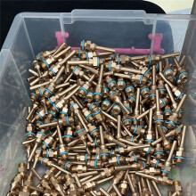 3Pcs Hot Glue-Gun Tips 7/16Polegadaes Thread Copper Bicos para Hot Melting Glue-Gun Diâmetro 0.05Polegada 0.06Polegada 0.08Polegadax1.26Polegada