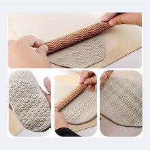 Set med 6 Wood Clay Modeling Pattern Rollers Kit, Clay Kavel Textured Hand Roller TräHandtag Keramikverktygsset