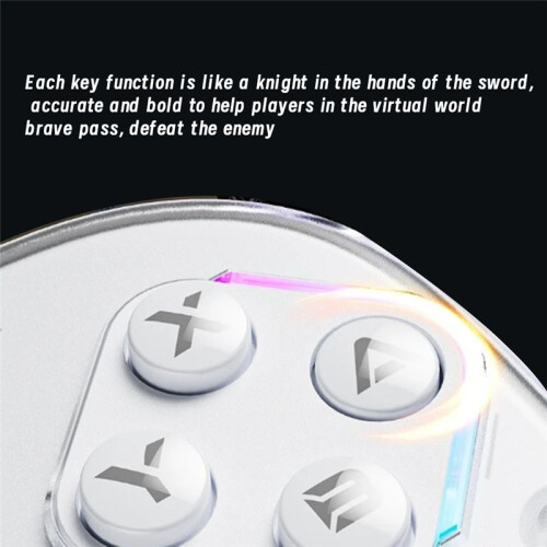 Aolion for  /Lite/Oled Joypad BT 5.2 L/R Gamepad with RGB Light Game Controller for PC Android IOS