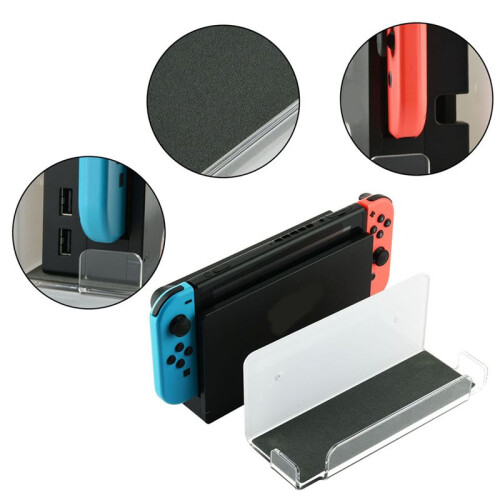 1Pc Wall-Mounted Storage Stand for  Game Consoles & A Storage Rack for   Game Console Accessories B