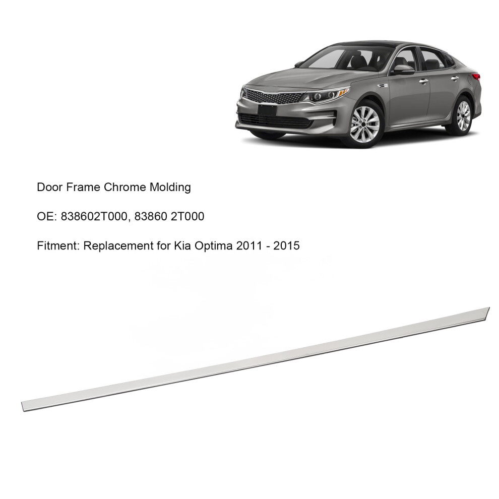 Chrome Trim Rear Right Door Kia Optima 2011-2015 7293282096011