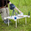 Outdoor Folding Table, Portable Folding Table, Camping Picnic Table, Rectangular Household Dining Table 4