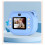 Caméra D'Impression HD,  Caméra Double de Dessin Animé, Caméra D'Impression à un Bouton, avec 2 Rouleaux de Papier D'Impression A 9