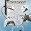 Wall Mount Storage Bracket Space-Saving Stand with Gamepad and Headphone Holder for   5 Slim White 4