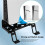Wall Mount Storage Bracket Space-Saving Stand with Gamepad and Headphone Holder for   5 Slim Black 6