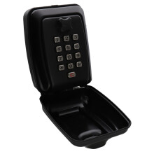 Mofuver Large 12-Digit Key Safe Wall Mounted Weatherproof Outdoor - Black