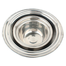 15Pcs Stackable Stainless Steel Outdoor Bowls Silver for Camping