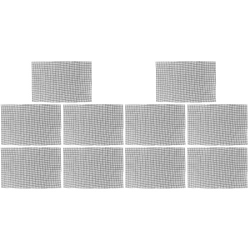 10Pcs Reusable Black Flower Pot Mesh Pads Plastic Drainage
