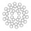 120Pièces Connecteurs 8 Figure En Inoxydable Argent 1
