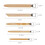 5Pcs/Lot Professional Bamboo Polymer Clay Tools Pottery Ceramic Scraper Modeling Carved Sludge Sculpture Tools 4