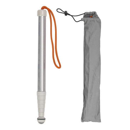 Telescopic Metal Blind Cane with Shockproof & Reflective Handle, 1.28m 2