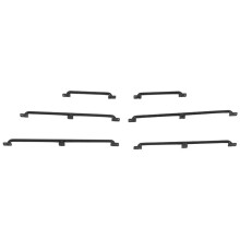 CorrimãO 75Mm 133Mm 150Mm 6 PeçAs Metal Body Shell 150Mm Comprimento para 1/10 RC Crawler TRX4 Axial SCX10 90046 PeçAs de AtualizaçãO