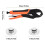 Snap Fastener Kit Adjustable Pliers for Snap Buttons,Snap Fastener Tool Kit with Snap Button Set for Boat Covers,CanvasA 8