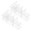 4Pcs Plastic Finger Skateboard Holder Clear Portable Display Organizer 2