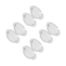 8Pcs Versatile Glass Wax Melt Warmer Plates for Candle and Oil Use