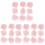 3Pcs Pink Crystal Stone Collection Decorative Ornaments for Tables 1