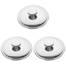 3Stk Silber Deckel Für Gewürztopf Ölflasche Küchenbedarf
