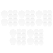 50Pièces Acryliques Transparentes 2Mm Pour Supports LED