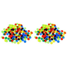 400Pièces Marqueurs Plastique Multicolores Pour Jeux Et Maths