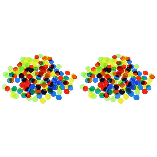 400Pièces Marqueurs Plastique Multicolores Pour Jeux Et Maths