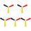 5Pcs Eva Multicolor Reaction Speed and Focus Improving Training Sticks 1