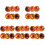 5Ensembles Pain Simulation PU Orange Accessoire Décor Restaurant 1